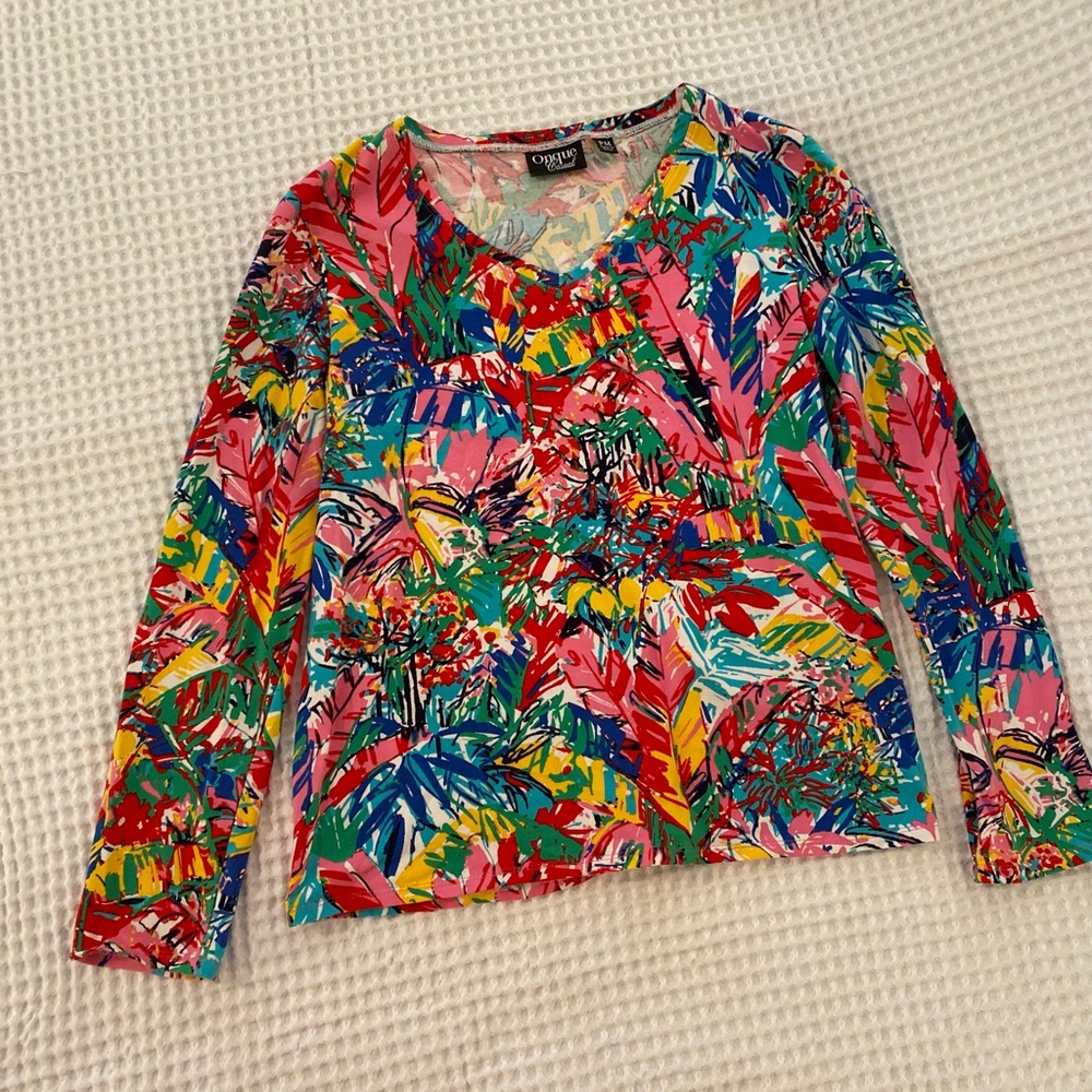 Top with vibrant colors